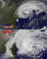 irene and sandy